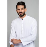 White GUL 90 FRESHER-J Unstitched Fabric by Gul Ahmed Gents Suit