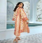 3-Piece Unstitched Florence Collection By Gul Ahmed Printed Lawn Suits CL-22226 A - Summer Lawn Collection 2023