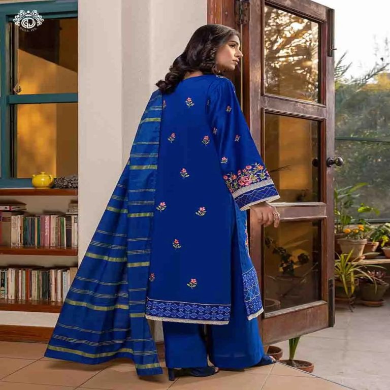 Self Jacquard Embroidered Suit » Nari by GullJee » Askani Group