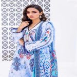 3PC Unstitched Printed Lawn Suit CL-22231 A by Gul Ahmed Summer Lawn Collection 2023 - Askani Group