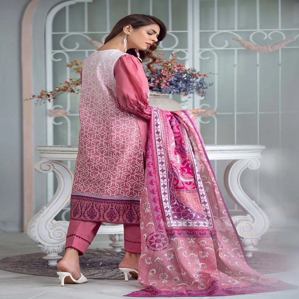 3-Piece Unstitched Florence Collection By Gul Ahmed Ideas Sale 2023 Suit CL-32106 B