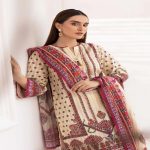 3-Piece Unstitched Florence Collection By Gul Ahmed Ideas Sale 2023 Suit CL-32109