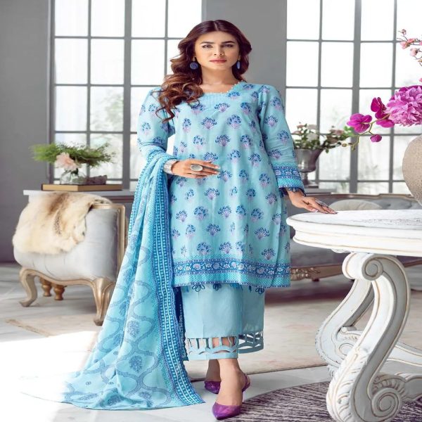 3-Piece Unstitched Florence Collection By Gul Ahmed Ideas Sale 2023 Suit CL-32110 A