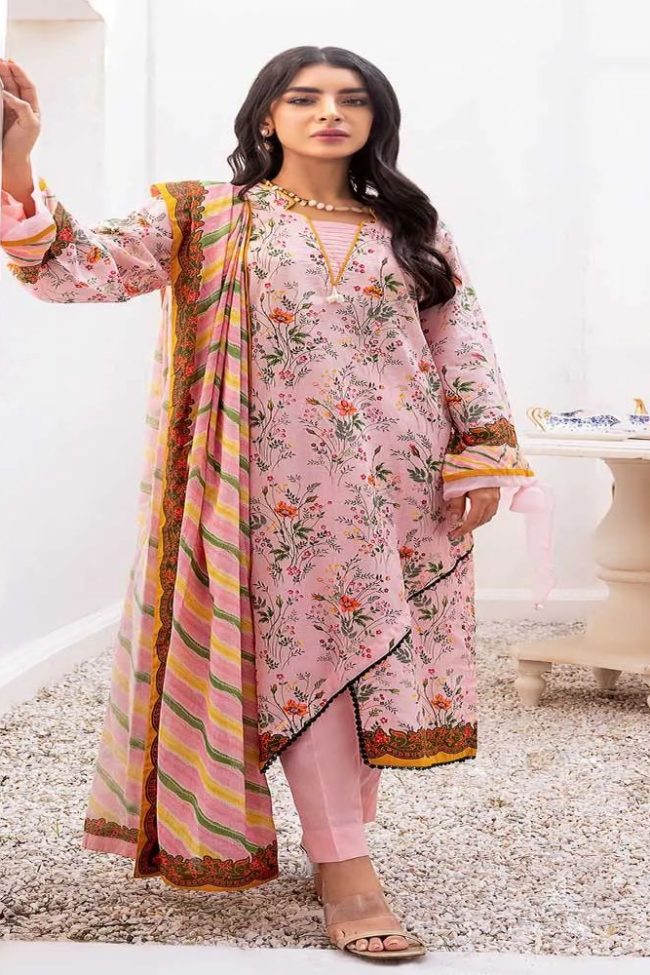 3-Piece Unstitched Florence Collection By Gul Ahmed Ideas Sale 2023 Suit CL-32156