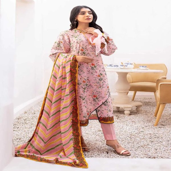 3-Piece Unstitched Florence Collection By Gul Ahmed Ideas Sale 2023 Suit CL-32156