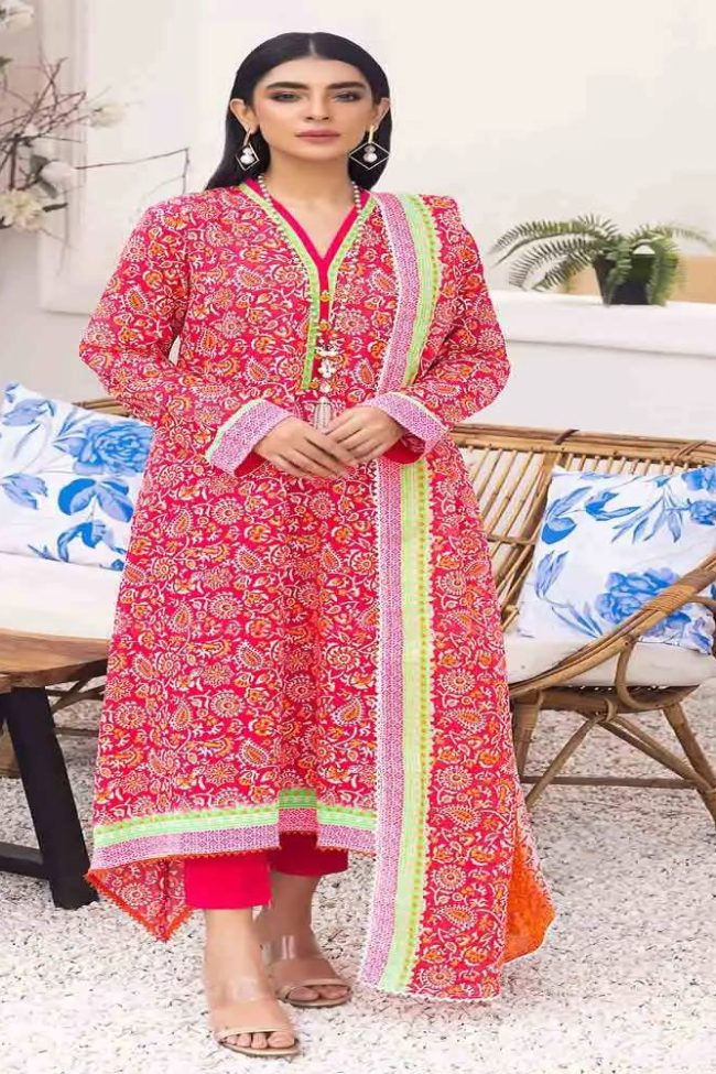 3-Piece Unstitched Florence Collection By Gul Ahmed Ideas Sale 2023 Suit CL-32168 A