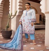 3PC Unstitched Printed Lawn Suit CL-22241 B by Gul Ahmed Summer Lawn Collection 2023 - Askani Group
