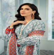 3PC Unstitched Printed Lawn Suit CL-32051 A by Gul Ahmed Summer Lawn Collection 2023 - Askani Group