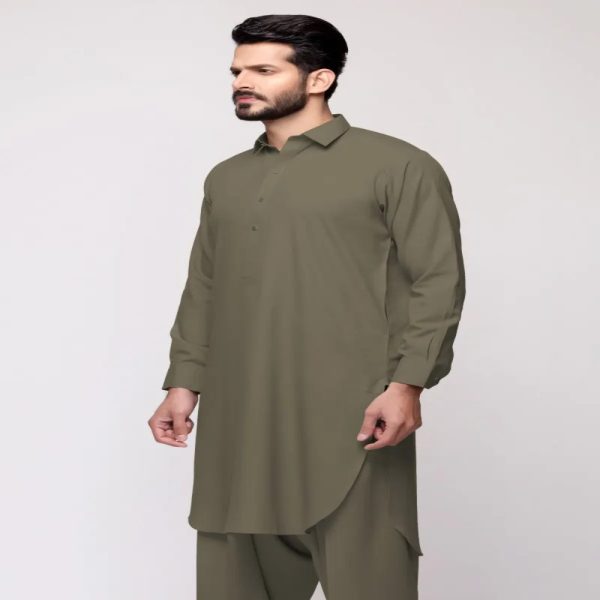 Green GUL 900 UJALA-G Fabric by Gul Ahmed Men's Unstitched - 141157