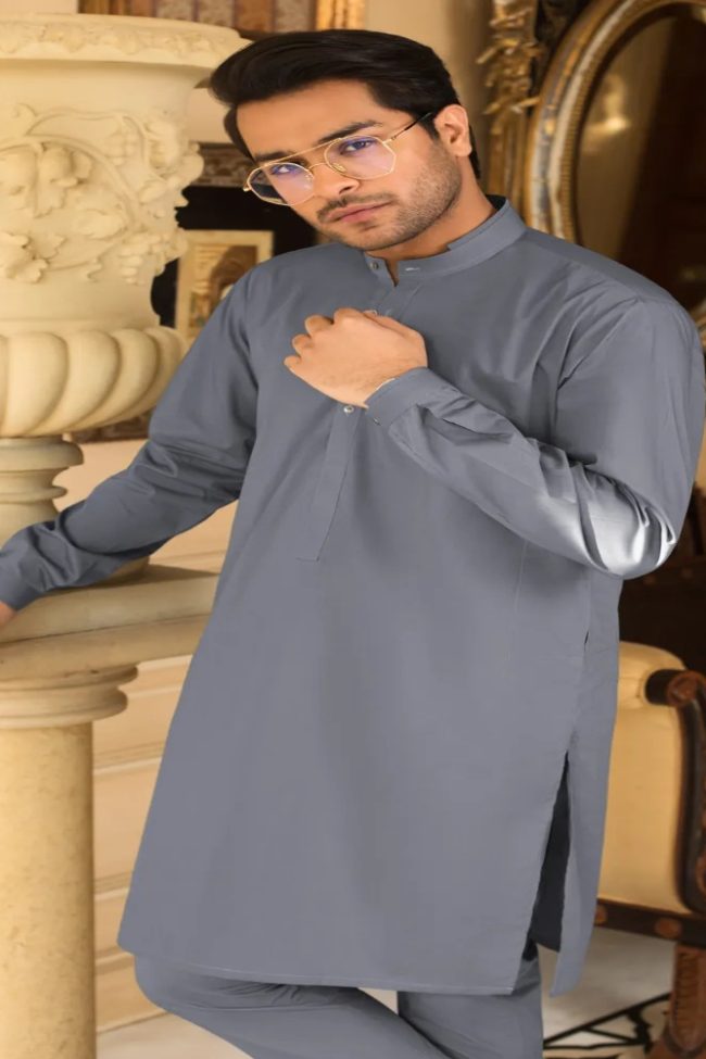 Gul Ahmed Maple Cotton Unstitched Fabric Cotton For Men's Collection - 345235 - Askani Group