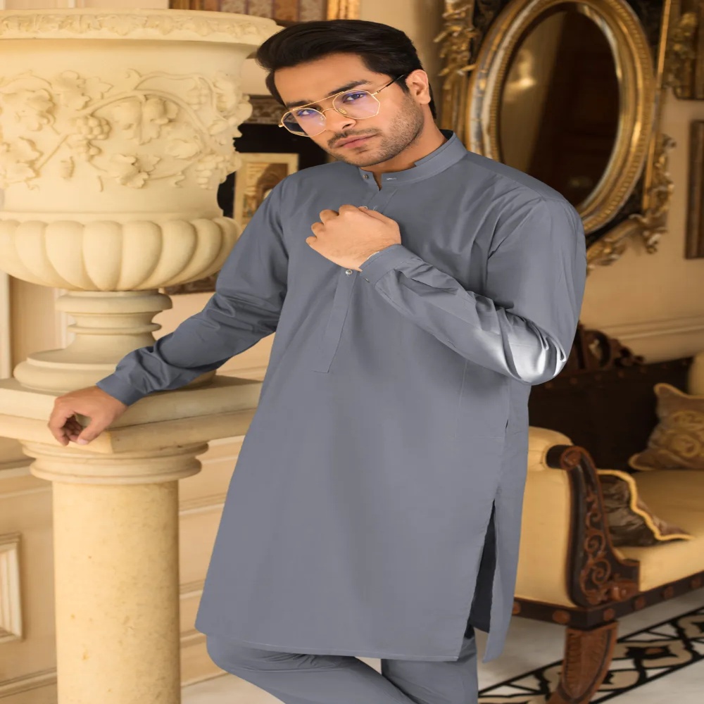Gul Ahmed Maple Cotton Unstitched Fabric Cotton For Men's Collection - 345235 - Askani Group