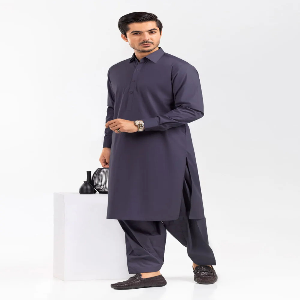 Gul Ahmed Red Gold Latha-NS Unstitched Fabric Cotton For Men's Collection - 346224 - Askani Group