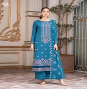 Maham Self Jacquard Embroidered Lawn Edition 3-Piece Unstitched Gulljee Summer Collection - GMAH2301A11