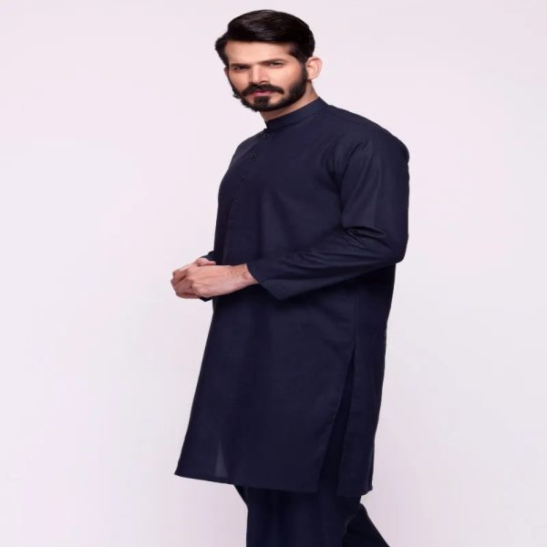 Navy GUL PANTHER Unstitched Fabric Blended by Gul Ahmed Men Collection - 343366