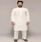 Off White Unstitched Fabric GUL 900 UJALA-G by Gul Ahmed Men's Unstitched - 141154