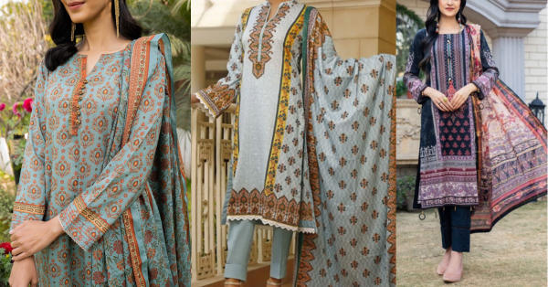 Pakistani designer lawn suits best sale