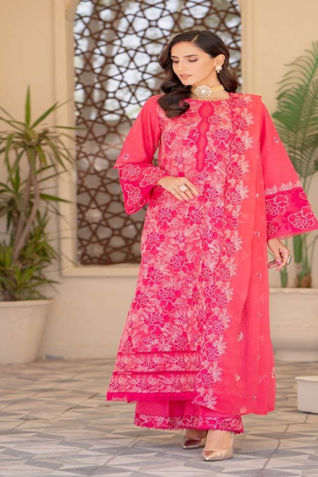 Bella Breez Luxury Unstitched Embroidered Collection - Gulljee Lawn Collection Sale - GBB2303A1