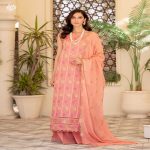 Bella Breez Luxury Unstitched Embroidered Collection - Gulljee Lawn Collection Sale - GBB2303A10
