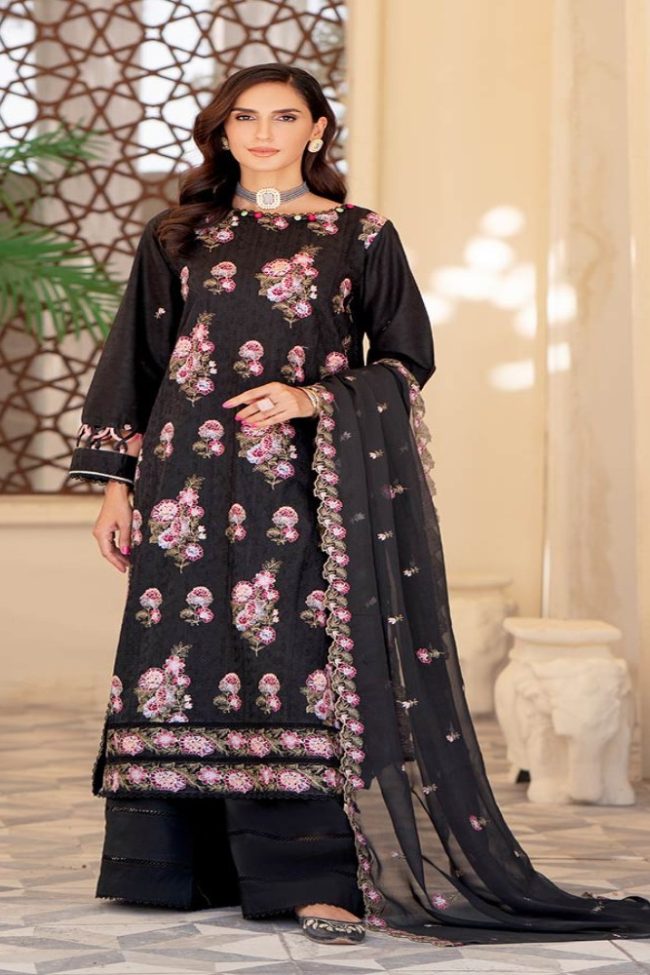Bella Breez Luxury Unstitched Embroidered Collection - Gulljee Lawn Collection Sale - GBB2303A11