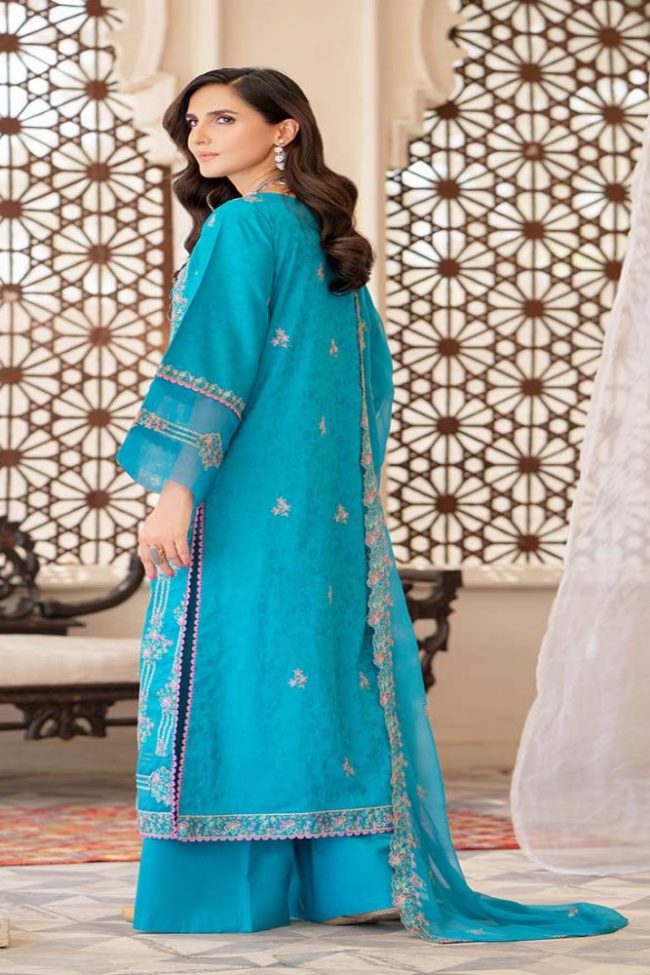 Bella Breez Luxury Unstitched Embroidered Collection - Gulljee Lawn Collection Sale - GBB2303A9