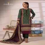 2-Piece Asim Jofa Printed Collection - Luxury Pakistani Designer Wear - Fashion Unleashed! AJBP-18 - Askani Group