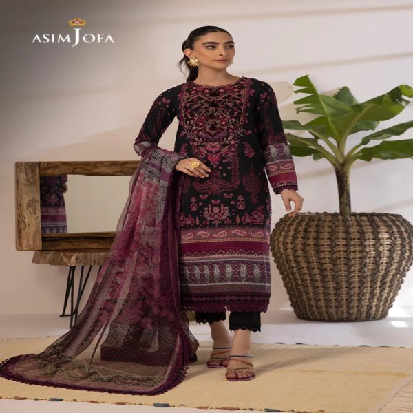 Asim Jofa Printed Collection 2023 AJBP-21 Elite Pakistani Designer Wear, Elegant Embroidery, Contemporary & Classic Trends for Modern Fashion Lovers – Premium Quality Edition - Askani Group
