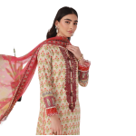 Asim Jofa Prints 3-Piece Unstitched AJBP-12 - Premium Designer Pakistani Fashion - Askani Group