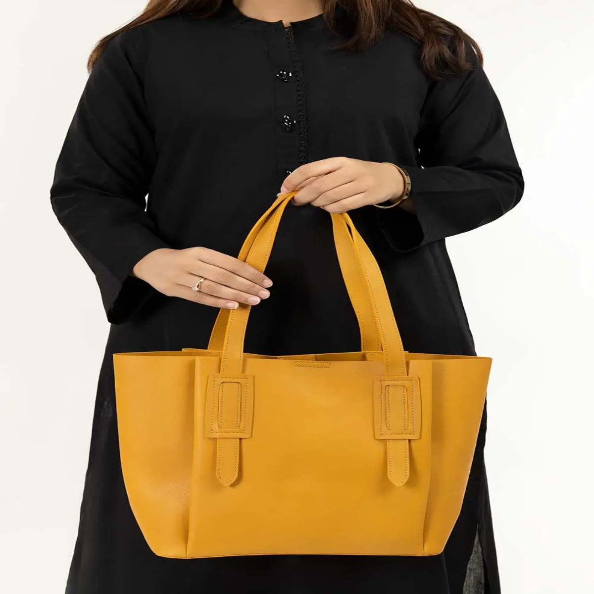 Askani Group Mustard-Yellow Tote Bag Organizer is the Perfect Blend of style & Functionality for the Modern Woman on the GO