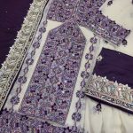 Balochi Dress Heavy Embroidered with Sequence - A Timeless 3-Piece Chiffon Suit by Askani Group