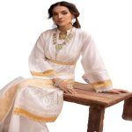 Gul Ahmed Suits for Women Embroidered Lawn 3-Piece Unstitched with Sequins Dupatta FE-32075 - Askani Group