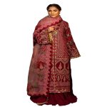 Party Wear Dresses 2024 Elegance Nilofer Bibi's 3-Piece Luxe Formals by Faiza Faisal - Unleash Your Glamour - Askani Group