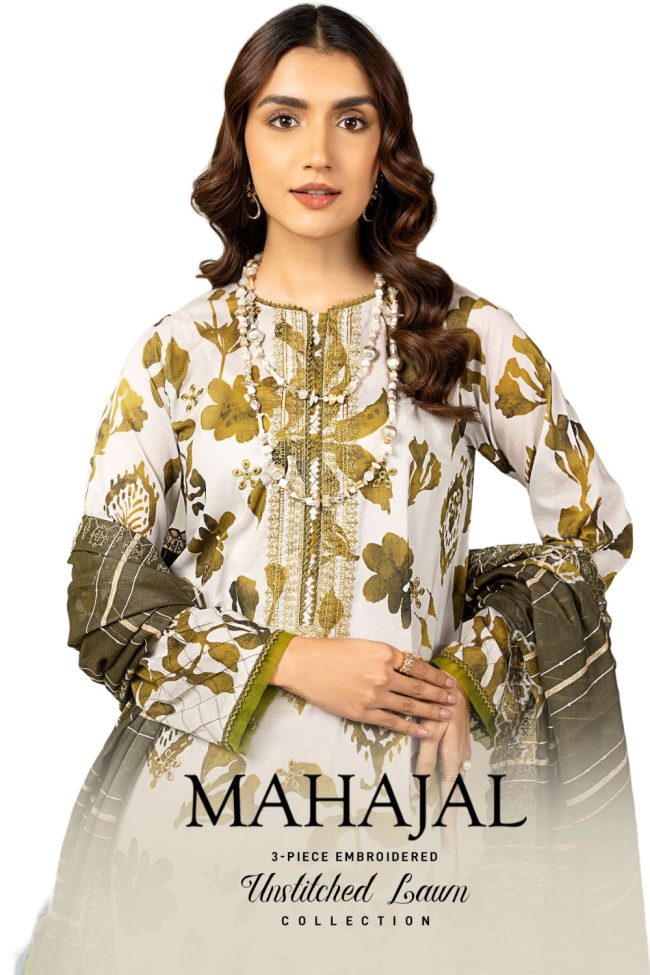 Gull Jee Wholesale Collection - Mahajal 3-Piece Embroidered Unstitched Lawn - A Fashion Marvel with Unparalleled Elegance - Askani Group
