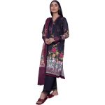 Sapphire Printed Lawn Suit Day to Day (3-Piece) - U3DAYZ22V112 - Askani Group
