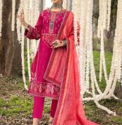 Gul Ahmed Sale 2024 3-Piece Embroidered Lawn Unstitched Suit FE-32049 - Askani Group