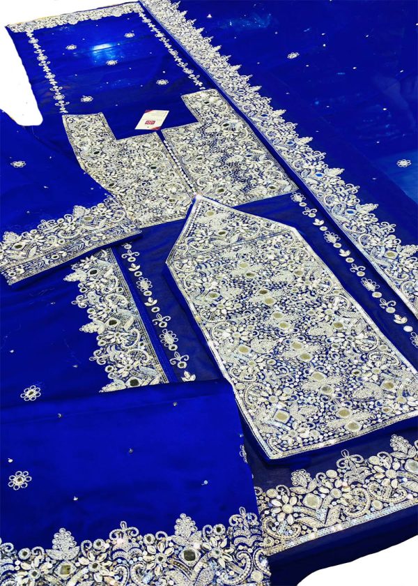 Balochi Dress 2024 Sale Embroidered Chiffon 3-Piece Suit by Askani Group
