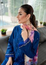 GullJee Lawn Sale - Qala Luxury Embroidered Lawn Collection GQL2301A8 - Askani Group