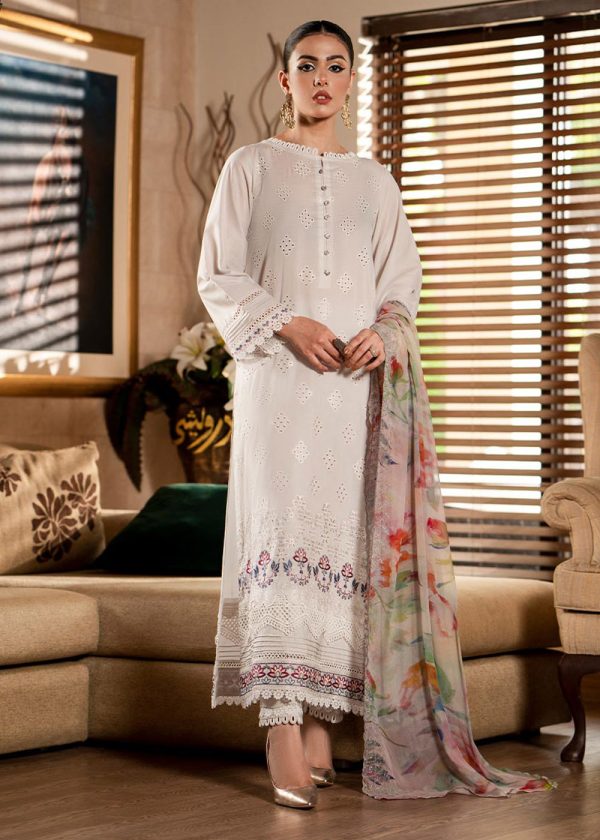 GullJee Sale Qala Luxury Embroidered Lawn Collection GQL2302A1 - Askani Group
