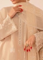 Cross Stitch Blush Pink 3-Piece Luxury Embroidered Lawn Suit - Askani Group