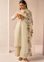 Cross Stitch Minty Mist 3-Piece Luxury Embroidered Lawn Suit - Askani Group
