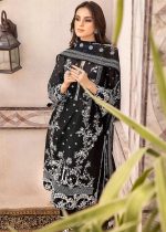 Gul Ahmed 3-Piece Embroidered Lawn Suit B-32036 A Stunning Black Dress Design - Askani Group