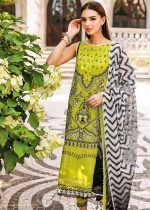 Gul Ahmed Dress Design 3-Piece Embroidered Lawn Unstitched Printed Suit CL-32038 - Askani Group