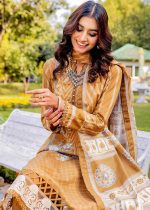 Gul Ahmed Dress Design 3-Piece Embroidered Lawn Unstitched Printed Suit CL-32115 - Askani Group