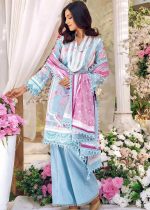 Gul Ahmed Dress Design 3-Piece Lawn Unstitched Digital Lacquer Printed Suit CL-32376 - Askani Group