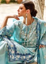 Gul Ahmed Shalwar Kameez Design 3-Piece Embroidered Lawn Unstitched Suit With Embroidered Denting Lawn Dupatta DN-32035 - Askani Group
