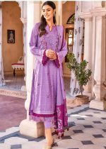 Gul Ahmed Shalwar Kameez Design 3-Piece Embroidered Lawn Unstitched Suit With Embroidered Denting Lawn Dupatta DN-32041 - Askani Group