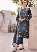 Gul Ahmed 3-Piece Unstitched Embroidered Lawn Suit with Denting Lawn Dupatta DN-32104 - Askani Group