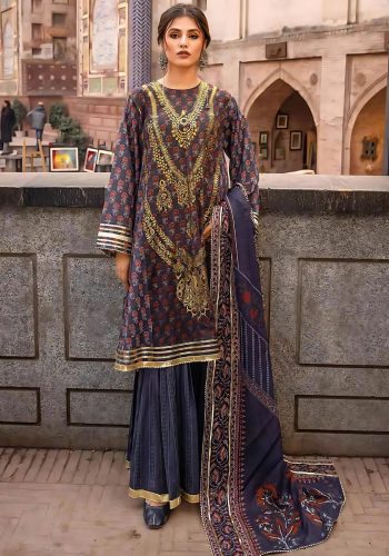 Gul Ahmed Sale 3-Piece Lawn Unstitched Foil Printed Suit CL-32445 B - Askani Group