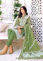 Gul Ahmed Lawn Sale 3-Piece Unstitched Digital Lacquer Printed Suit CL-32375 - Askani Group