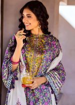 Gul Ahmed Ideas Lawn Sale 3-Piece Lawn Unstitched Foil Printed Suit CL-32240 B - Askani Group