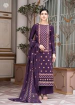 Maham Self Jacquard Embroidered Lawn Edition 3-Piece Unstitched Gulljee Summer Collection GMAH2301A5 Askani Group